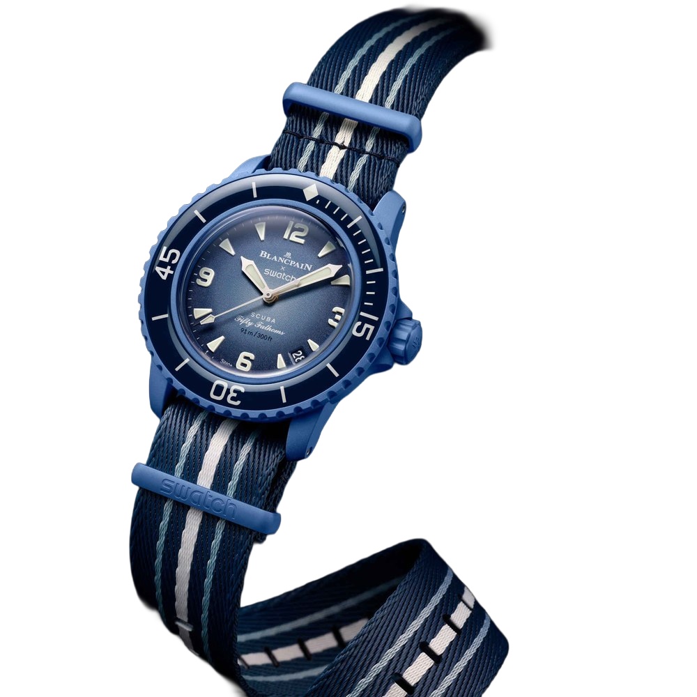 Blancpain × Swatch Scuba Fifty Fathoms “Atlantic Ocean” photo 1
