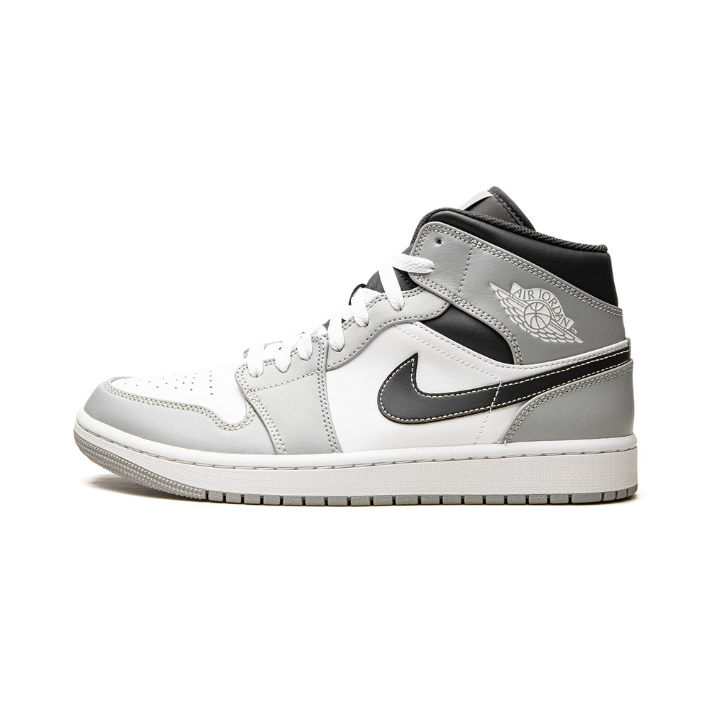 Air Jordan 1 Mid Light Smoke Grey Anthracite photo 1